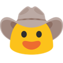 Blob Cowboy — cartoon emoji for Slack & Discord