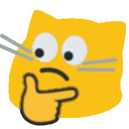 Meow Thinkingeyes — cat emoji for Slack & Discord (Discord)