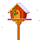 Xmas Birdhouse — cartoon emoji for Slack & Discord