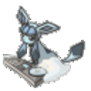 Glaceon Dj — pokemon emoji for Slack & Discord