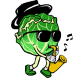 Jazz Cabbage — cartoon emoji for Slack & Discord (Discord)