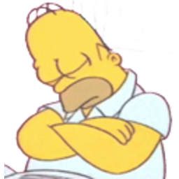 Sleepinghomer — cartoon emoji for Slack & Discord (Discord)