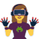 Vr Player — cartoon emoji for Slack & Discord
