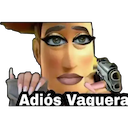 Adios — character emoji for Slack & Discord