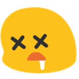 Blob Dead — cartoon emoji for Slack & Discord (Discord)