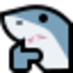 Think Shark — cartoon emoji for Slack & Discord (Discord)