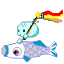 Bluekao Fish — cartoon emoji for Slack & Discord
