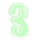 Number Three Pastel — number emoji for Slack & Discord