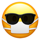 Mask With Sunglasses — emoji emoji for Slack & Discord