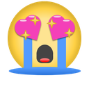 Sparkle Sob — sad emoji for Slack & Discord