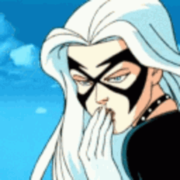 Blackcat Kiss — cartoon emoji for Slack & Discord (Discord)