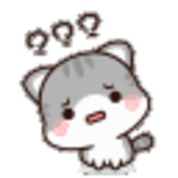 Kitty Confused — cartoon emoji for Slack & Discord (Discord)
