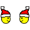 Xmas Kiss — cartoon emoji for Slack & Discord