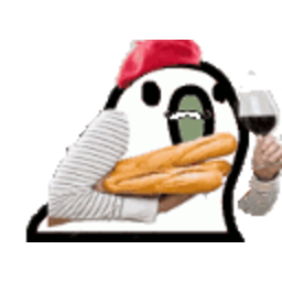 French Parrot — cartoon emoji for Slack & Discord (Discord)