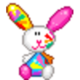 Easter Bunny 4 — cartoon emoji for Slack & Discord (Discord)