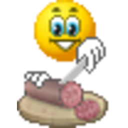 Sausage Slicing — smiley emoji for Slack & Discord (Discord)