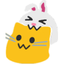Meow Bunnynomcat — cartoon emoji for Slack & Discord