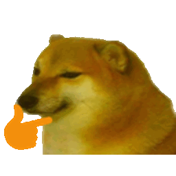 Cheems Thonk — animal emoji for Slack & Discord (Discord)