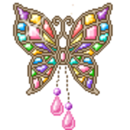 Jeweled Butterfly — butterfly emoji for Slack & Discord (Discord)