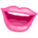 Laughing Mouth — cartoon emoji for Slack & Discord