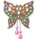 Jeweled Butterfly — butterfly emoji for Slack & Discord