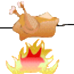 Chicken Roasting — food emoji for Slack & Discord (Discord)