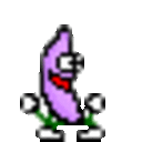 Bananadance Purple 2 — pixel-art emoji for Slack & Discord