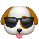 Cool Dog — dog emoji for Slack & Discord