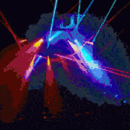 Send With Lasers — abstract emoji for Slack & Discord (Discord)