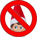 No Elf On The Shelf — cartoon emoji for Slack & Discord