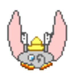Dumbo Fly — cartoon emoji for Slack & Discord (Discord)