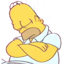 Sleepinghomer — cartoon emoji for Slack & Discord