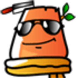 Wooden Stake Cool — cartoon emoji for Slack & Discord (Discord)