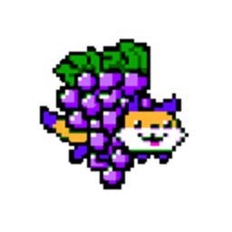 Nyan Grapefox — pixel-art emoji for Slack & Discord (Discord)