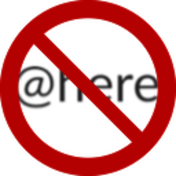 No Here — symbol emoji for Slack & Discord (Discord)
