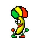 Bananadance Clown — banana emoji for Slack & Discord