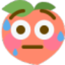 Peach Flushed — cartoon emoji for Slack & Discord (Discord)