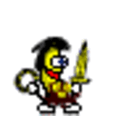 Bananadance Warrior — cartoon emoji for Slack & Discord
