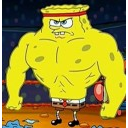 Spongebob Jacked — sponge emoji for Slack & Discord