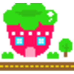 Strawberry House 2 — cartoon emoji for Slack & Discord (Discord)