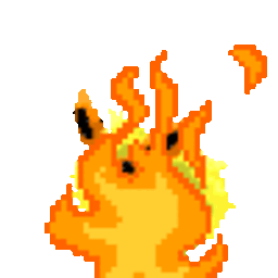 Flareon Fire — cartoon emoji for Slack & Discord (Discord)