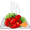 Lobster Plate — food emoji for Slack & Discord