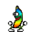 Bananadance Rainbow — cartoon emoji for Slack & Discord