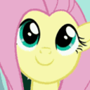 Pony Fluttershy — cartoon emoji for Slack & Discord