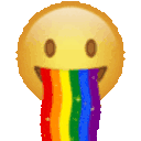 Gay Face — rainbow emoji for Slack & Discord
