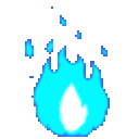 Blue Flame — blue emoji for Slack & Discord