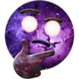 Think Galaxy — cartoon emoji for Slack & Discord (Discord)