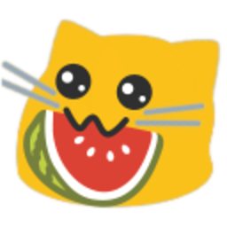 Meow Nomwatermelon — cartoon emoji for Slack & Discord (Discord)