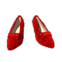 Ruby Slippers — red emoji for Slack & Discord