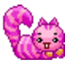 Cheshire Cat 4 — cartoon emoji for Slack & Discord